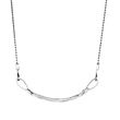 Load image into Gallery viewer, Curved Bar Necklace - silver