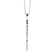Load image into Gallery viewer, Long Bar Necklace - silver