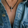 Load image into Gallery viewer, toggle necklace - silver