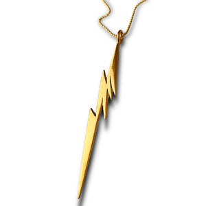 Thunderbolts and Lightning - 24K plated gold