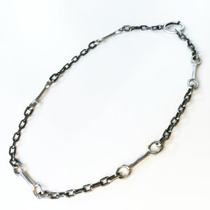 Bit Chain - Silver & Oxidized Silver