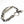 Load image into Gallery viewer, Rivet ID Bracelet - Silver - Lux chain
