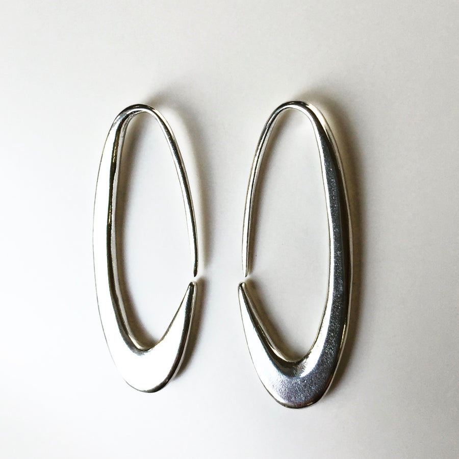 Modern Oval Earrings