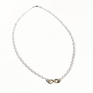 Infinity Necklace - Bronze