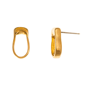 Loop earring - bronze