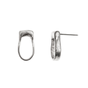 Loop earring - silver