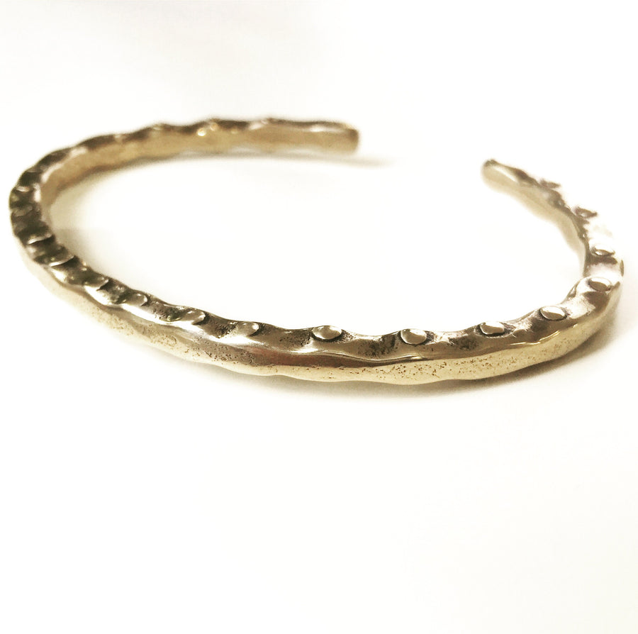 Rivet Cuff Bracelet - Bronze