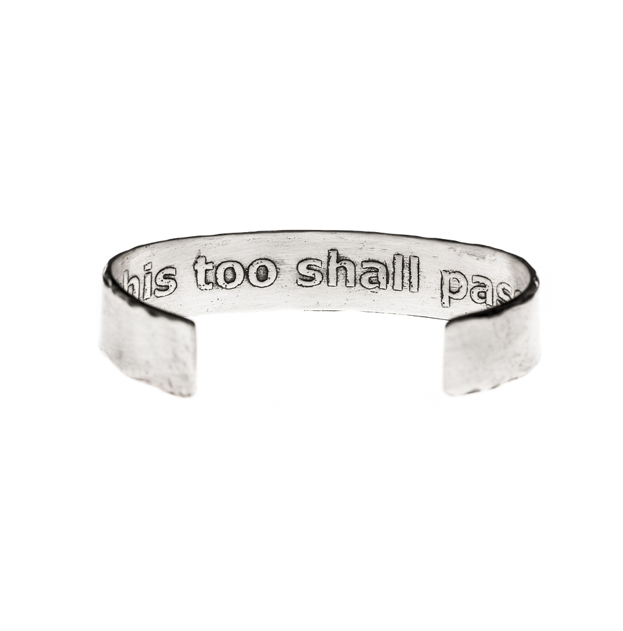 Buy 4 Mm Custom Engraved This Too Shall Pass Ring, SOLID STERLING SILVER  Inspiration Ring for Her Him, Personalized Quote Engravable Large Size  Online in India - Etsy
