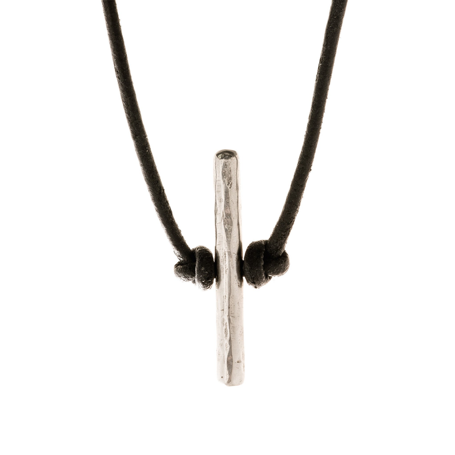 toggle necklace - silver